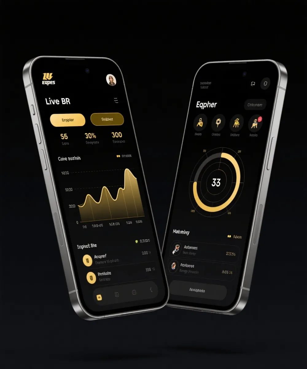 LCP赛果网 App 界面展示